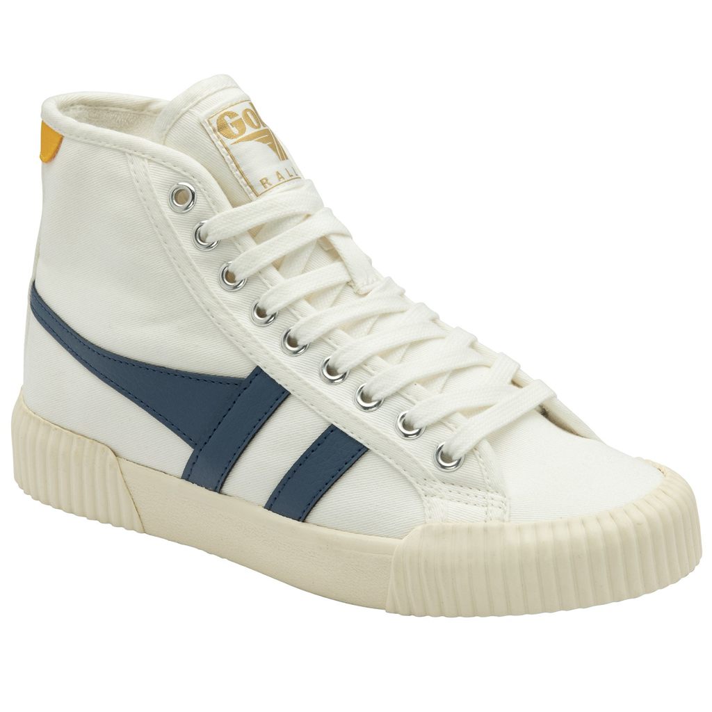Gola Vegan Classics Rally High Plimsoll Sneakers Blancos Mexico | WCY-649735