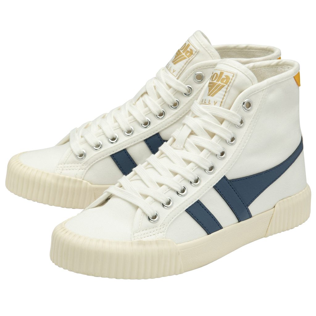 Gola Vegan Classics Rally High Plimsoll Sneakers Blancos Mexico | WCY-649735
