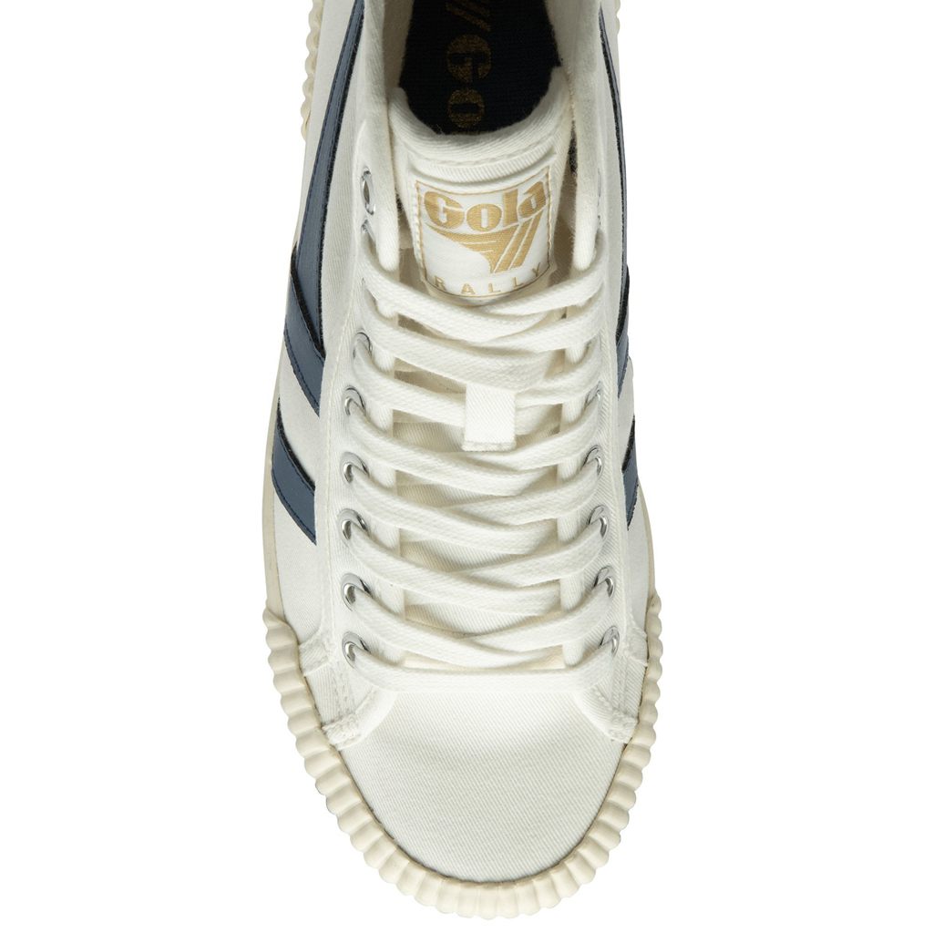 Gola Vegan Classics Rally High Plimsoll Sneakers Blancos Mexico | WCY-649735