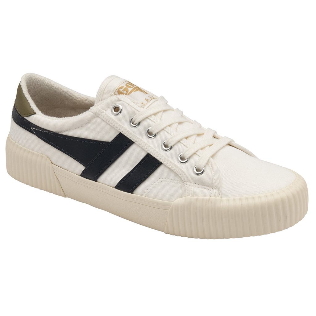 Gola Vegan Classics Rally Plimsoll Sneakers Blancos Azul Marino Kaki Mexico | YTU-647023