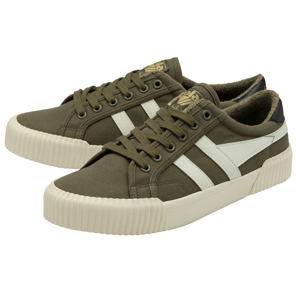 Gola Vegan Classics Rally Plimsoll Sneakers Kaki Blancos Negros Mexico | PZL-538427
