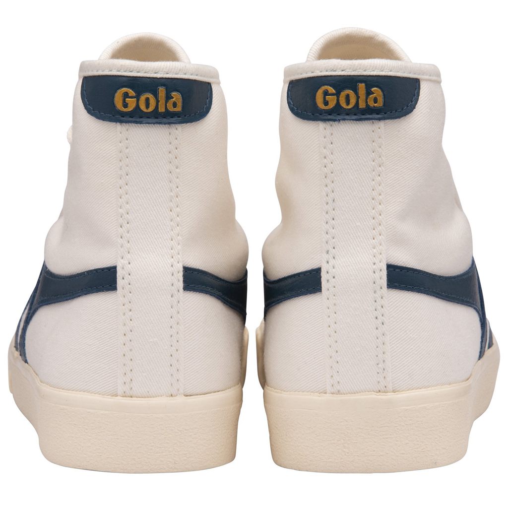 Gola Vegan Classics Tennis Mark Cox High Sneakers Blancos Azules Mexico | YLB-231976
