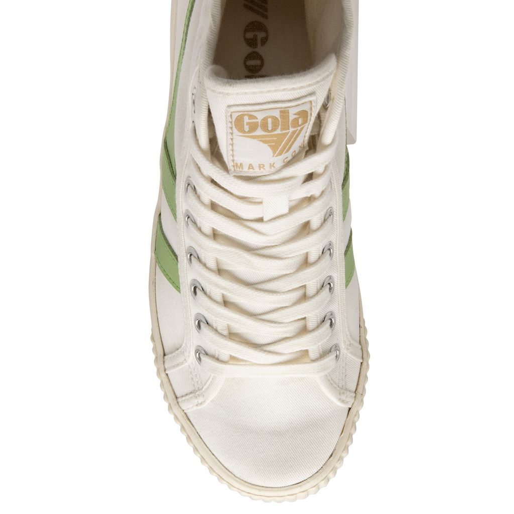Gola Vegan Classics Tennis Mark Cox High Sneakers Blancos Verdes Mexico | ZKB-759120