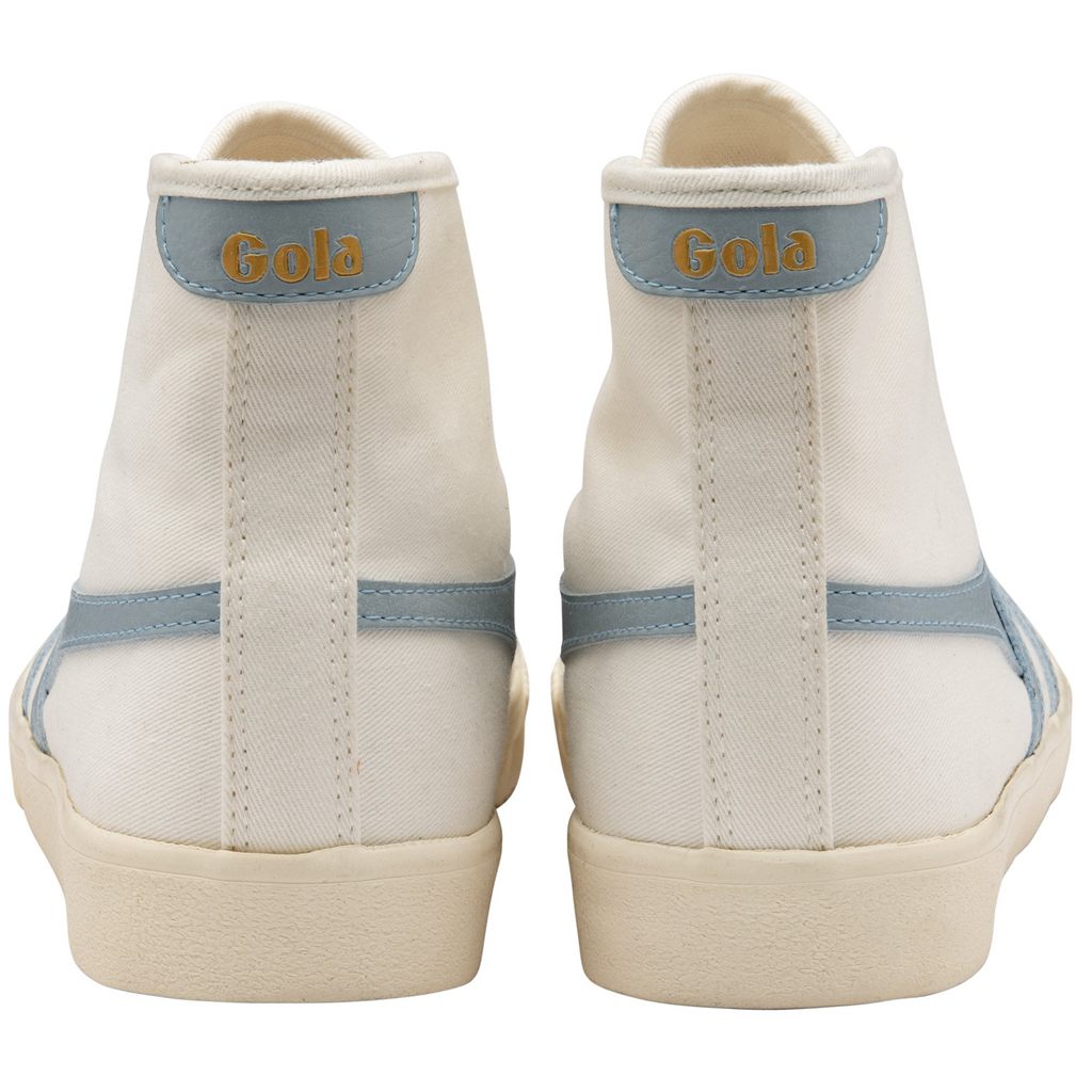 Gola Vegan Classics Tennis Mark Cox High Sneakers Blancos Azules Mexico | YAV-073582