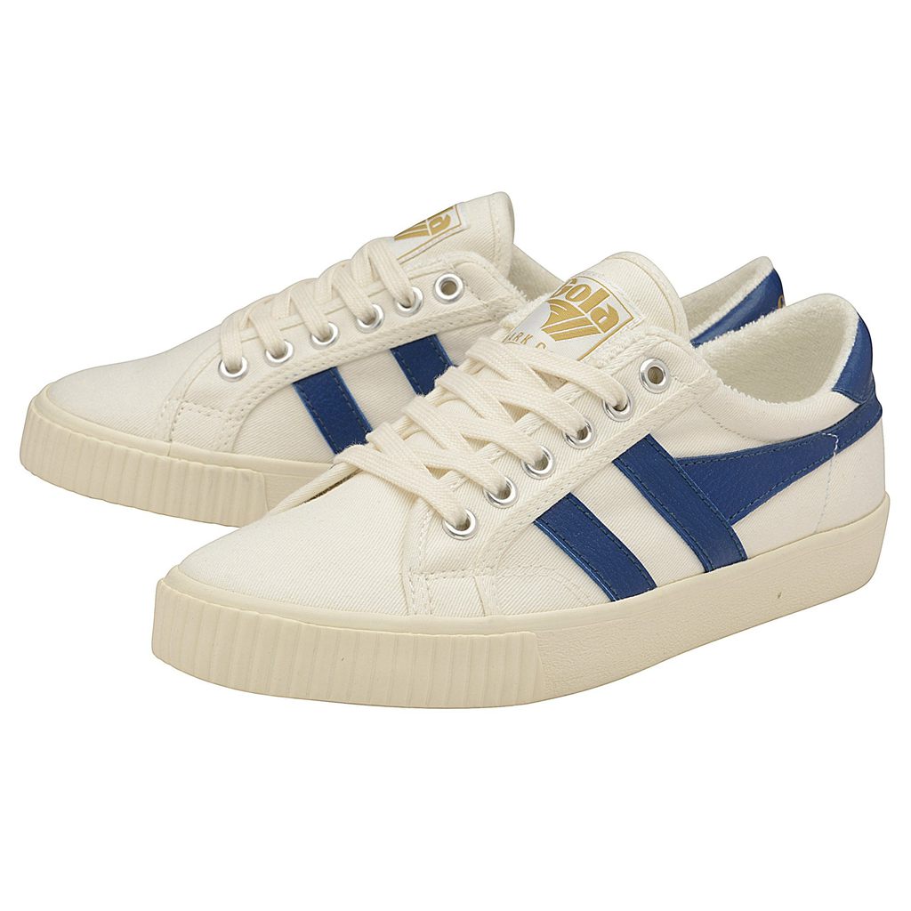 Gola Vegan Classics Tennis Mark Cox Sneakers Blancos Azules Mexico | RHX-021437
