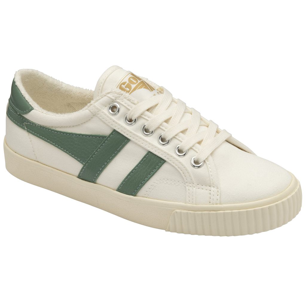 Gola Vegan Classics Tennis Mark Cox Sneakers Blancos Verdes Mexico | TQC-034287