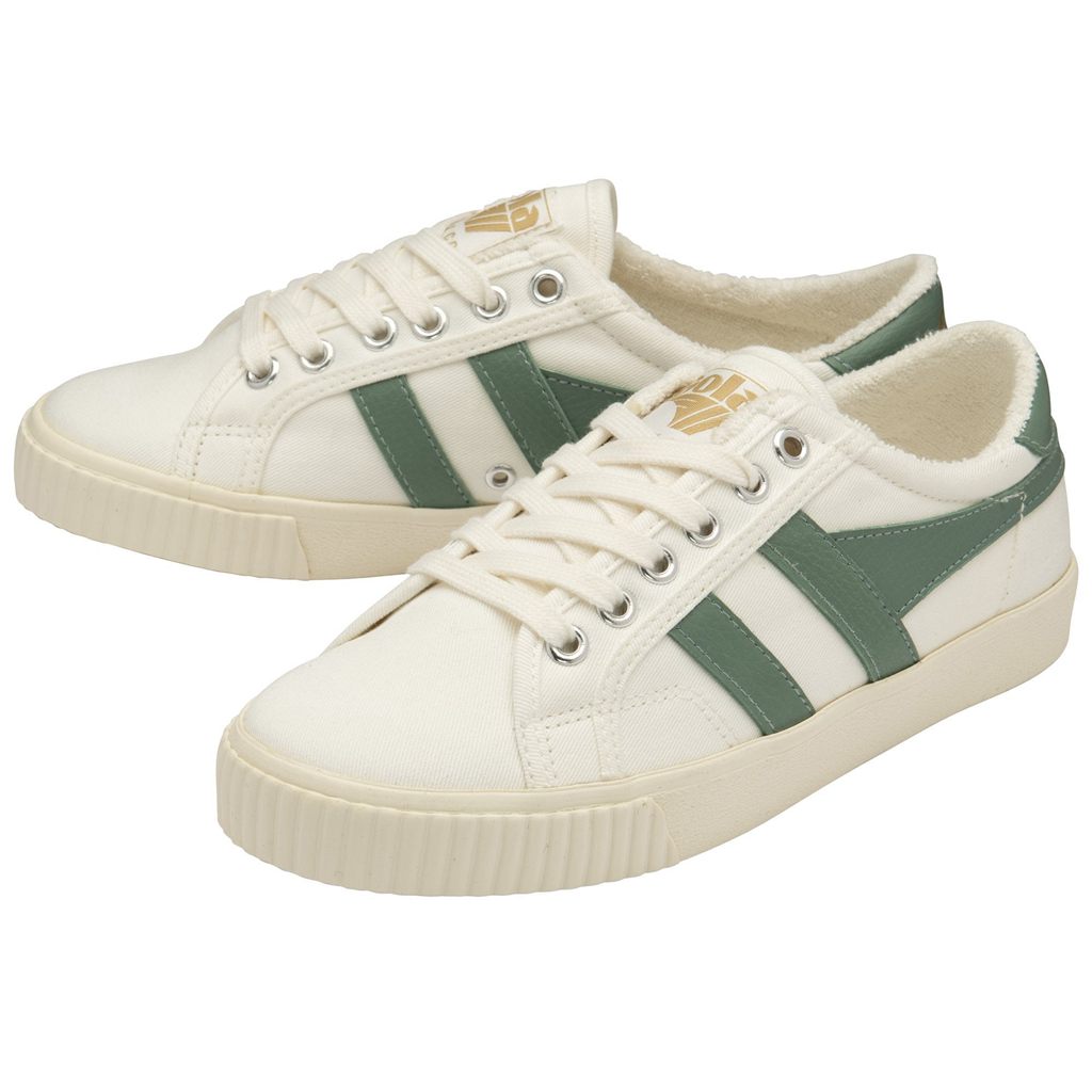 Gola Vegan Classics Tennis Mark Cox Sneakers Blancos Verdes Mexico | TQC-034287