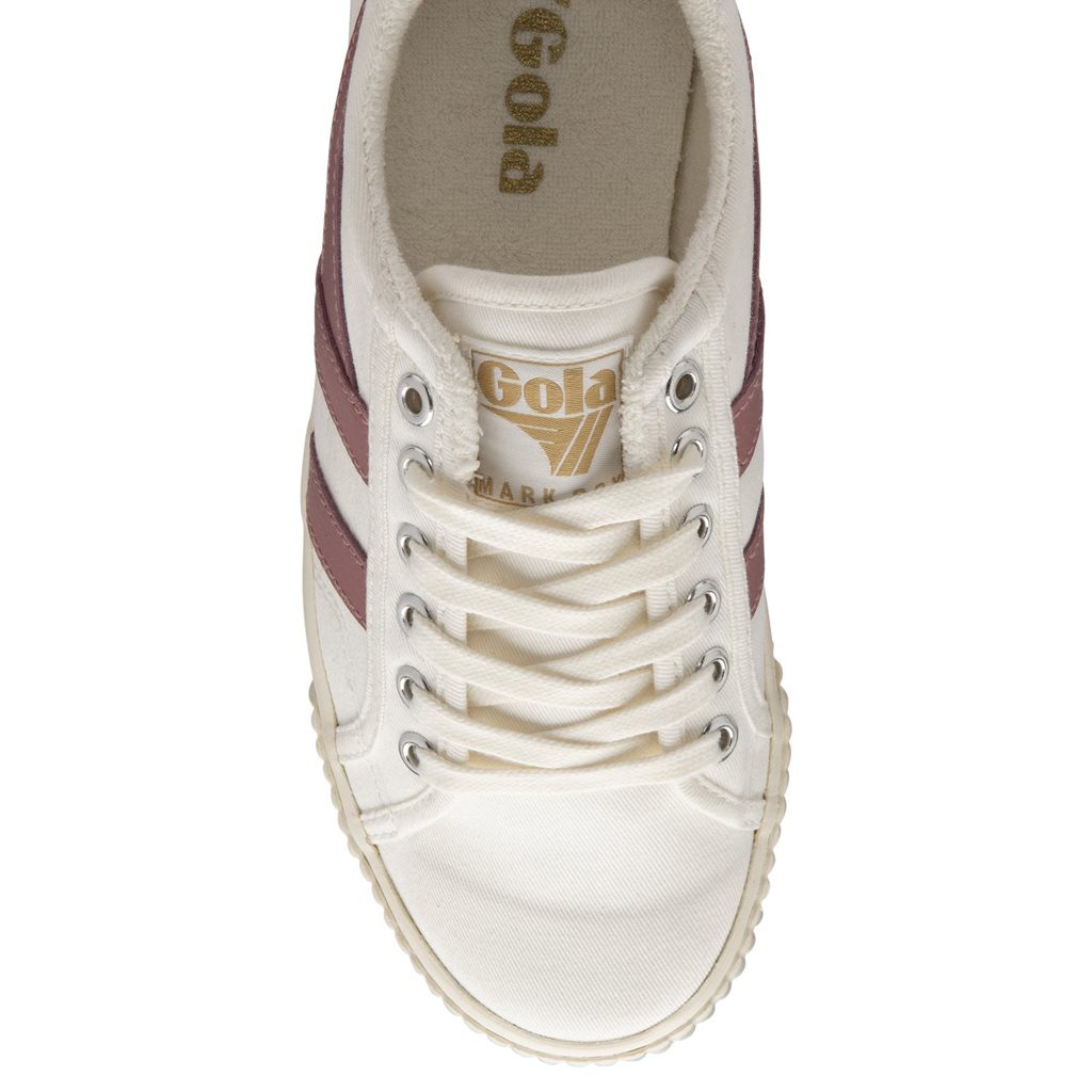 Gola Vegan Classics Tennis Mark Cox Sneakers Blancos Rosas Mexico | LKS-693521