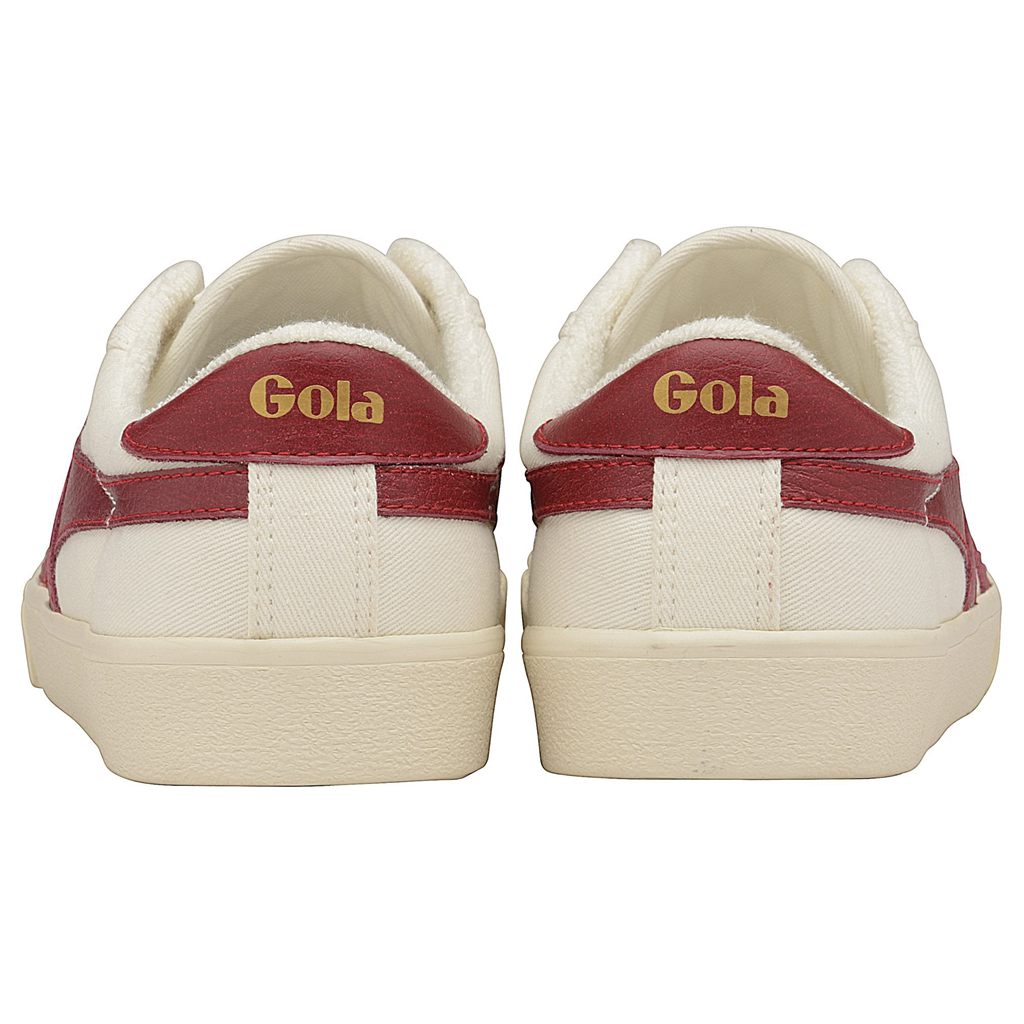 Gola Vegan Classics Tennis Mark Cox Sneakers Blancos Rojos Oscuro Mexico | VZI-358462