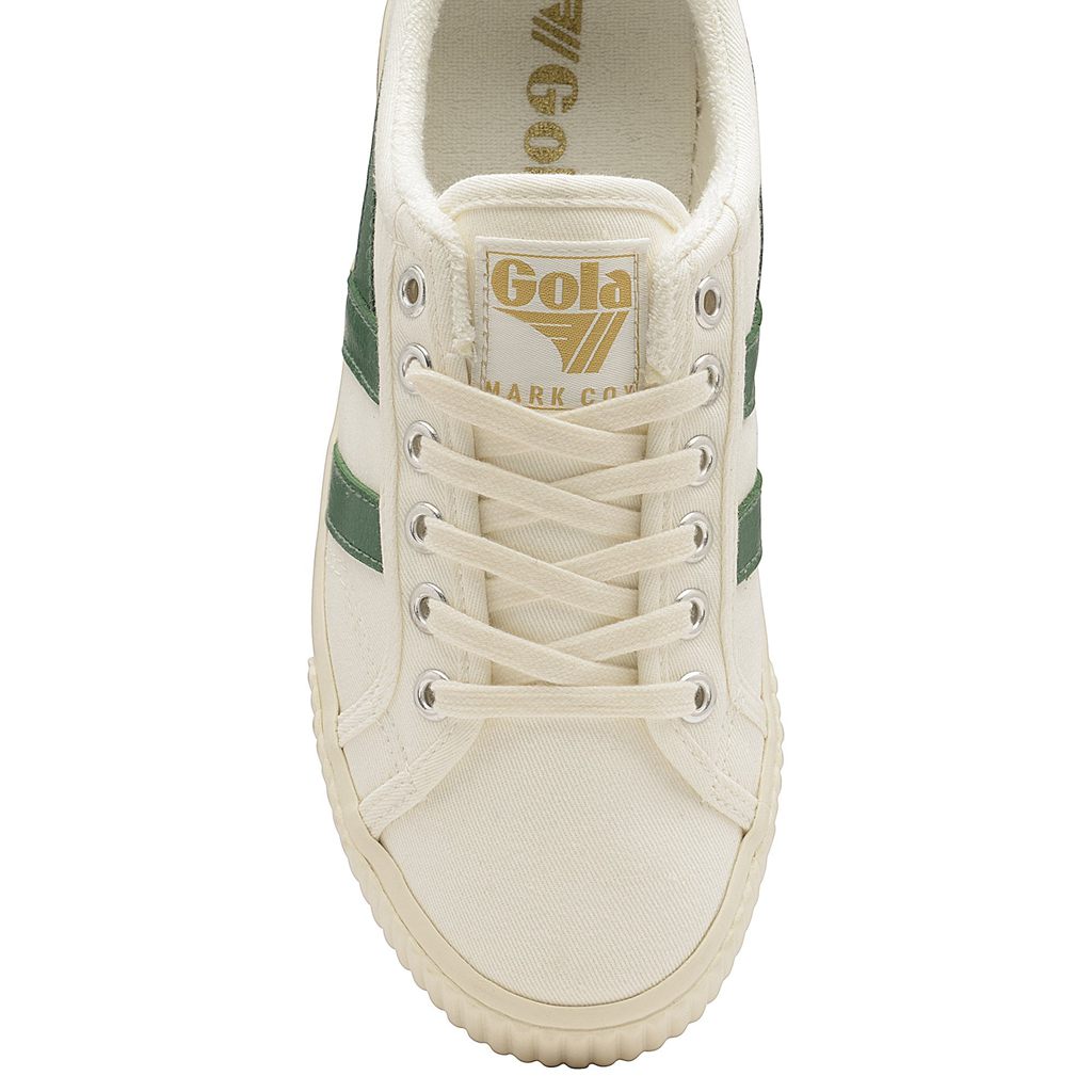 Gola Vegan Classics Tennis Mark Cox Sneakers Blancos Verdes Oscuro Mexico | GXQ-018467