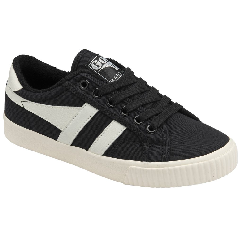 Gola Vegan Classics Tennis Mark Cox Sneakers Negros Blancos Mexico | HCK-823406