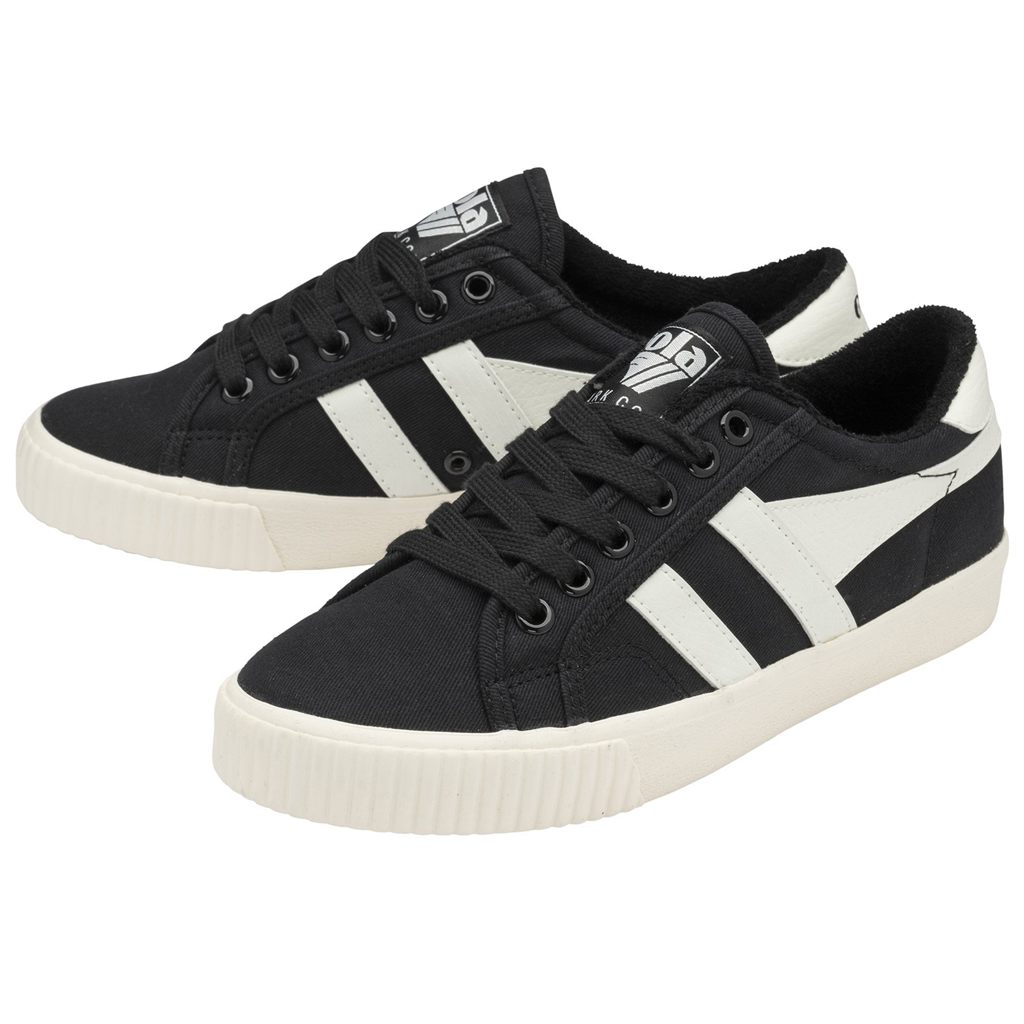 Gola Vegan Classics Tennis Mark Cox Sneakers Negros Blancos Mexico | HCK-823406