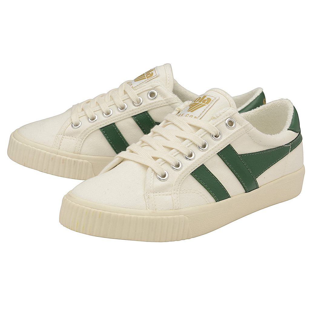 Gola Vegan Classics Tennis Mark Cox Sneakers Blancos Verdes Oscuro Mexico | LQP-584913
