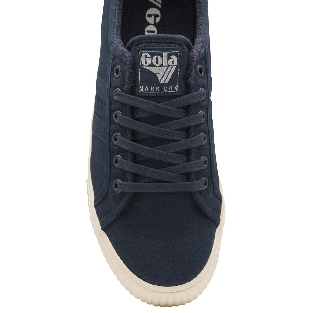 Gola Vegan Classics Tennis Mark Cox Wash Sneakers Azul Marino Azul Marino Mexico | USP-043568